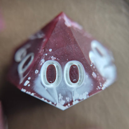 Bloodmoon Swirl - 7-Piece Dice Set