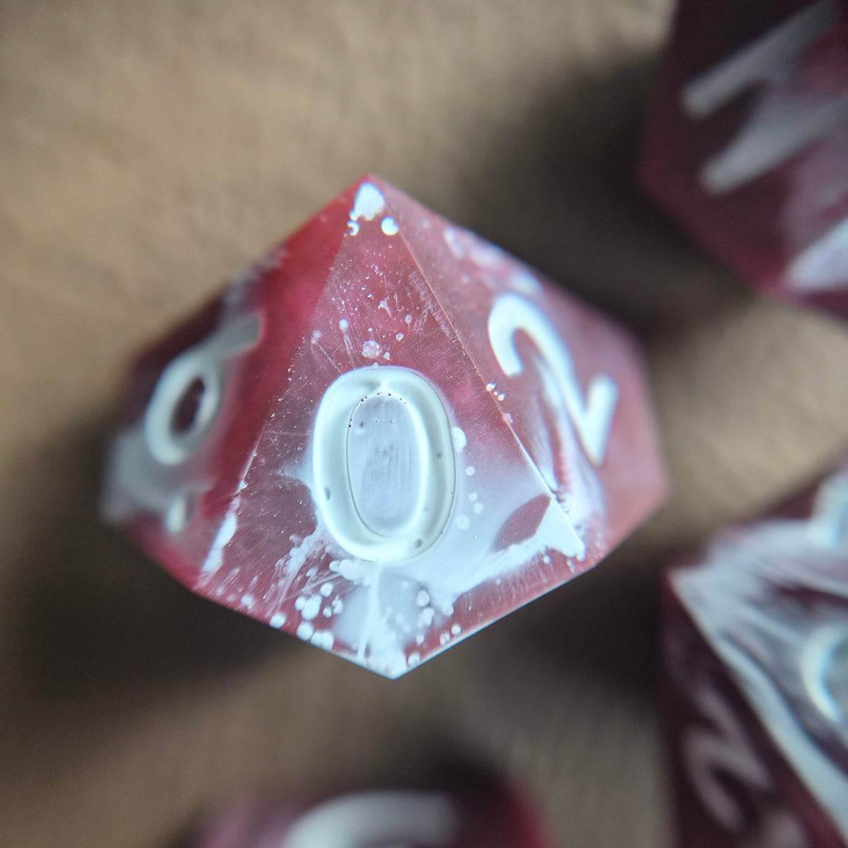Bloodmoon Swirl - 7-Piece Dice Set