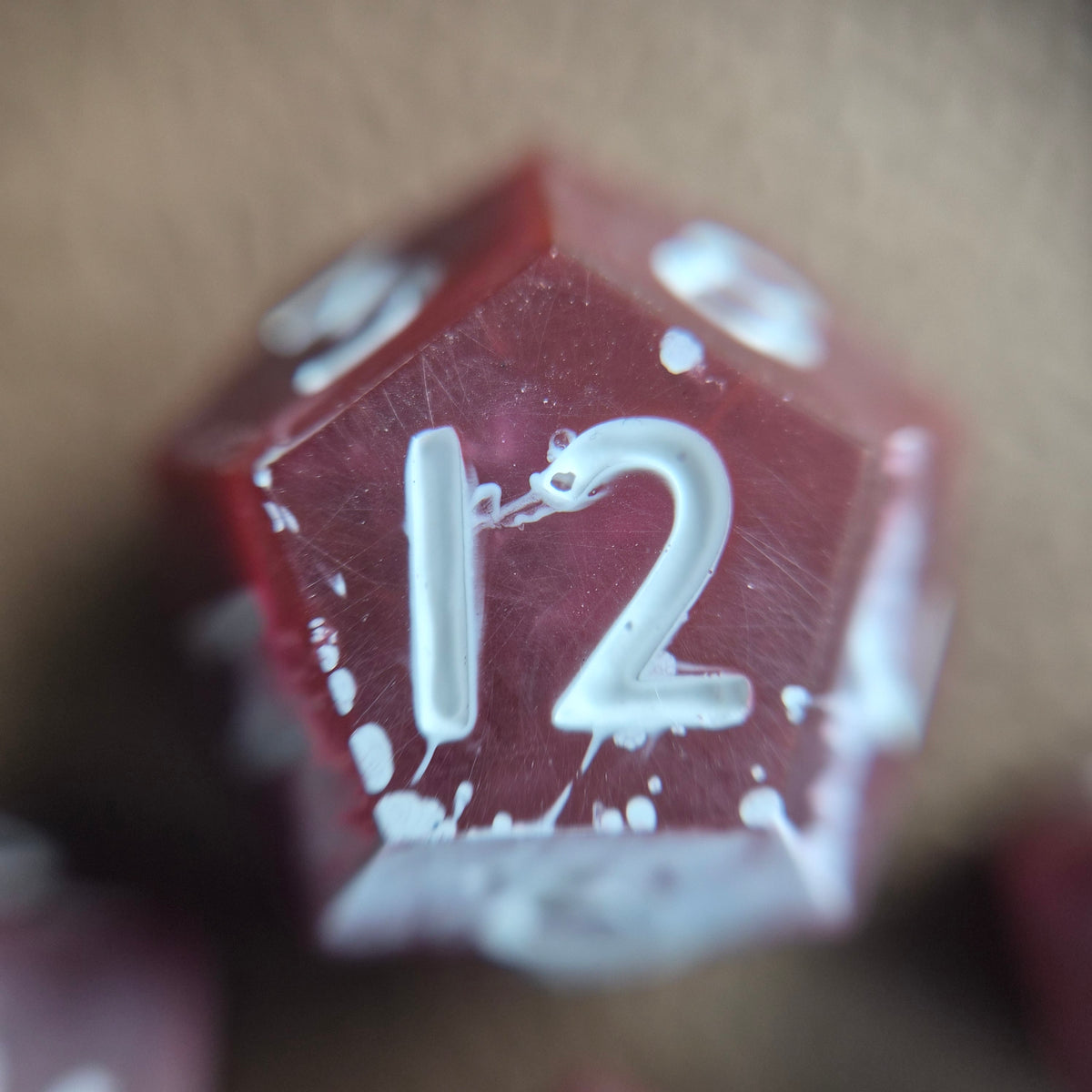 Bloodmoon Swirl - 7-Piece Dice Set