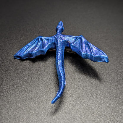 Blue Dragon Hair Clip
