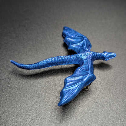 Blue Dragon Hair Clip