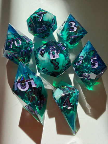 Calypso's Solitude - 7-Piece Dice Set