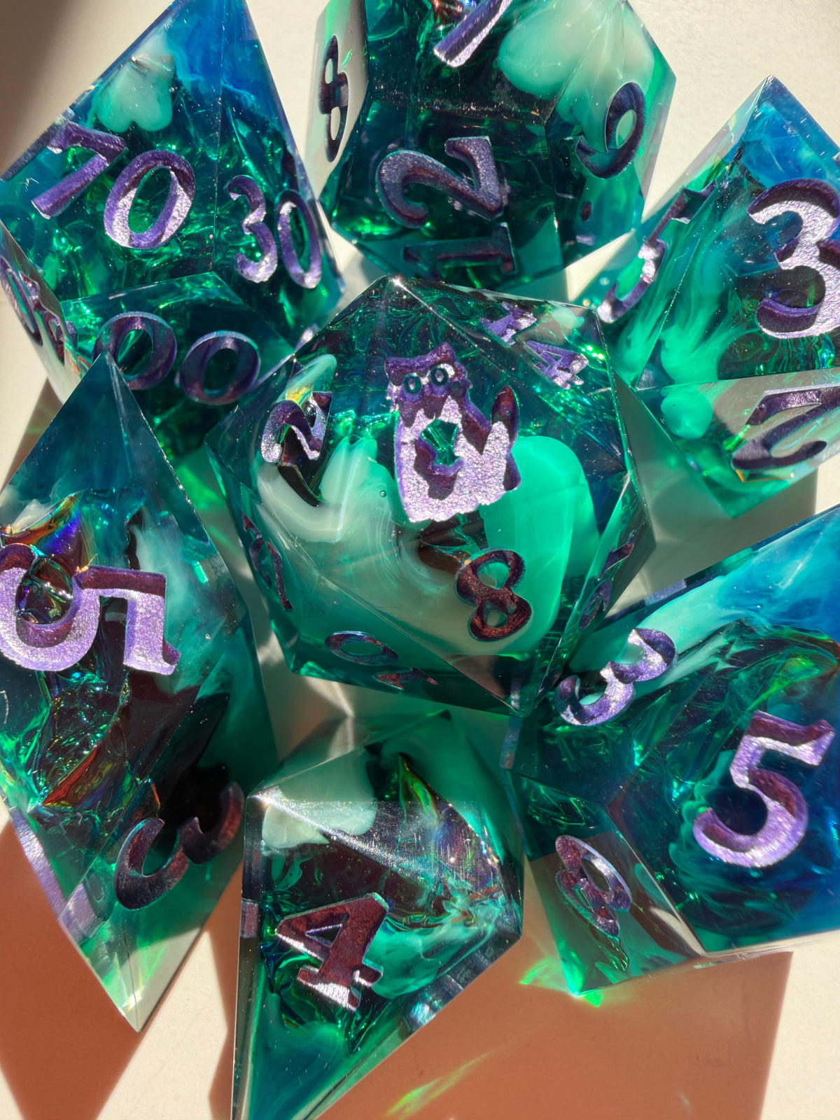 Calypso's Solitude - 7-Piece Dice Set