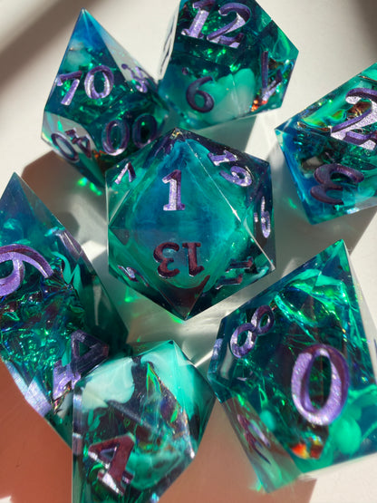 Calypso's Solitude - 7-Piece Dice Set