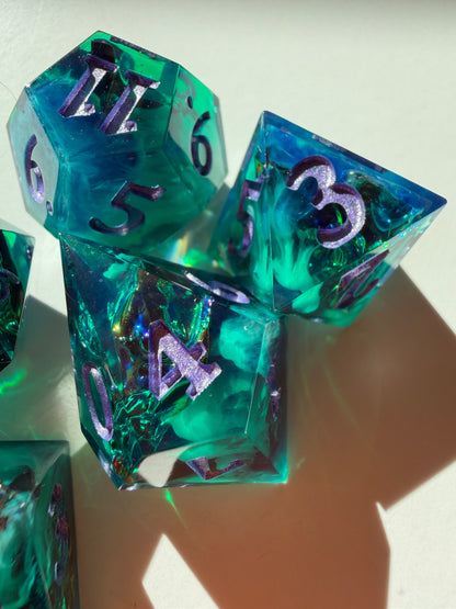 Calypso's Solitude - 7-Piece Dice Set