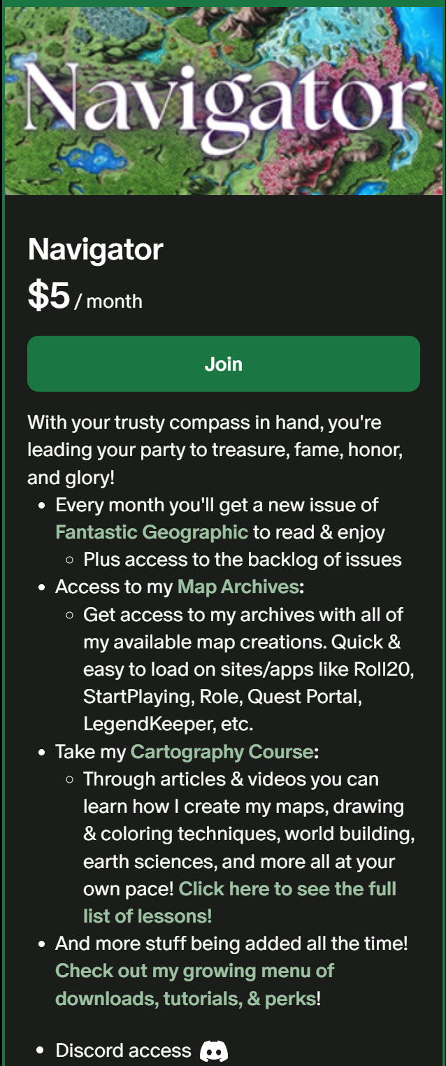 3 Month Cartography Course by Deven Rue