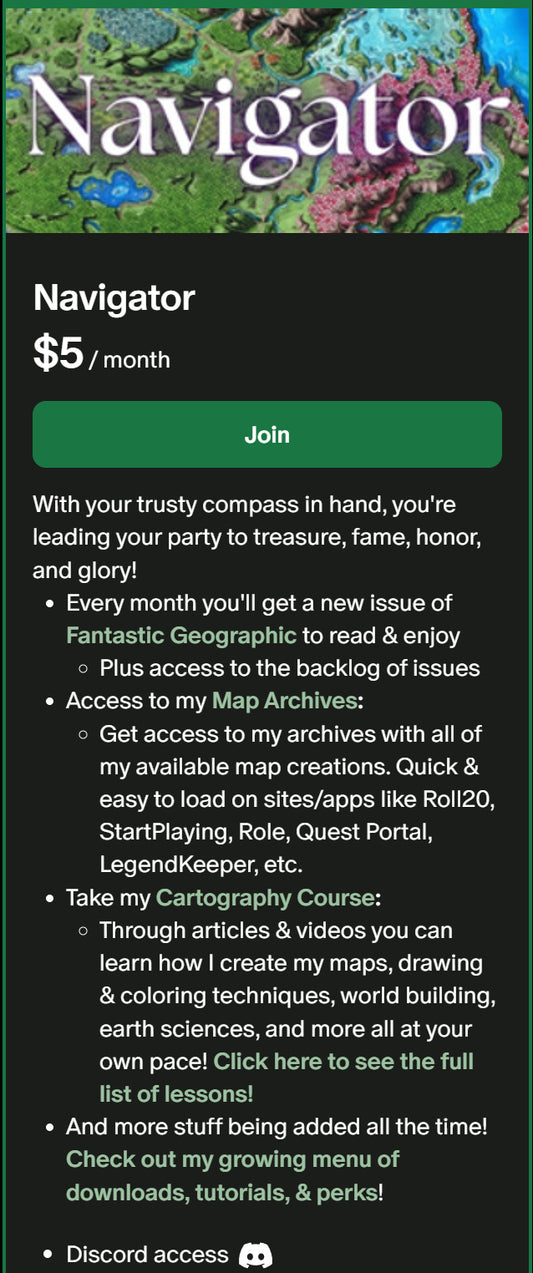 3 Month Cartography Course by Deven Rue