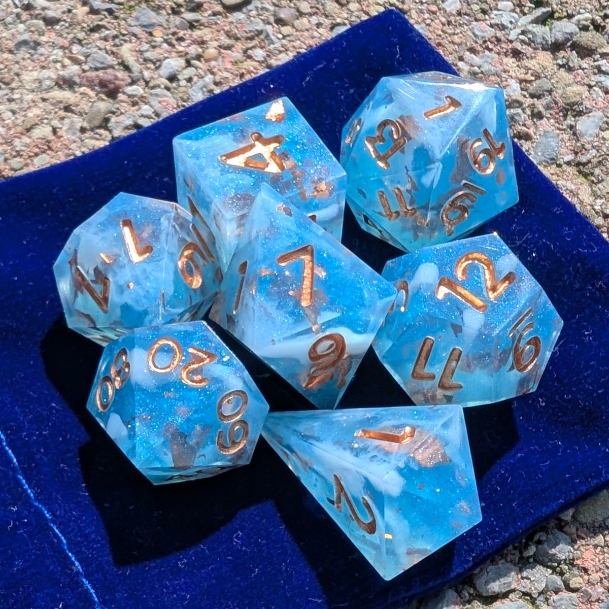 Celestial Musings - 7-Piece Dice Set