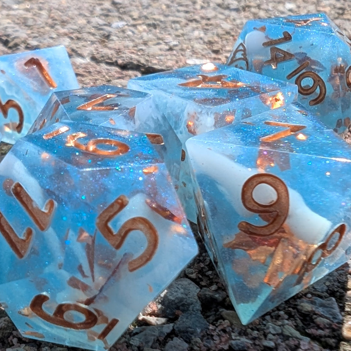 Celestial Musings - 7-Piece Dice Set
