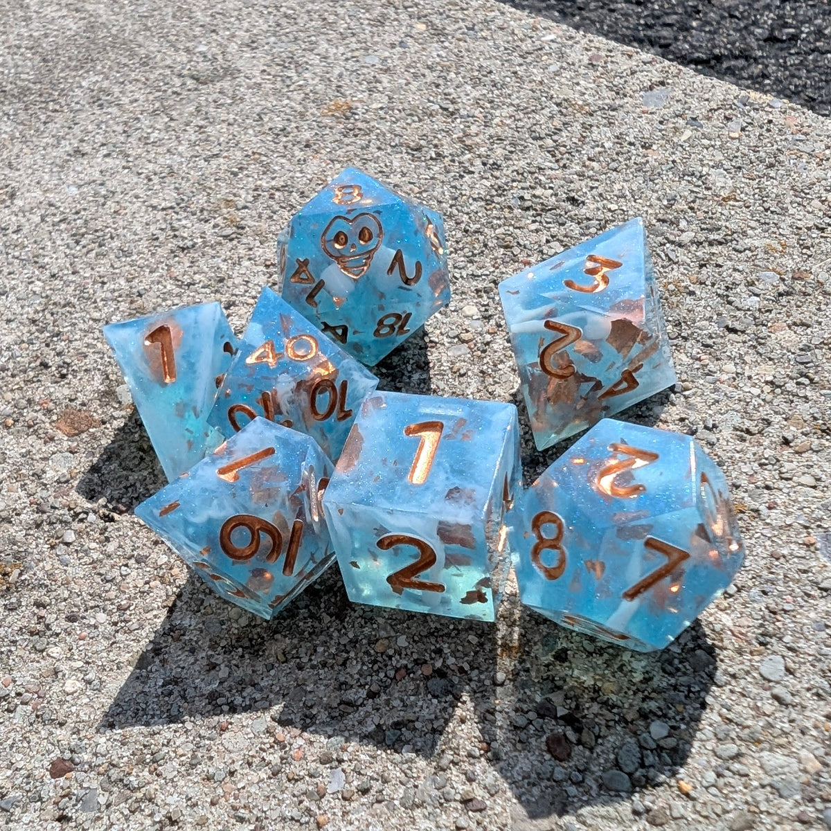 Celestial Musings - 7-Piece Dice Set