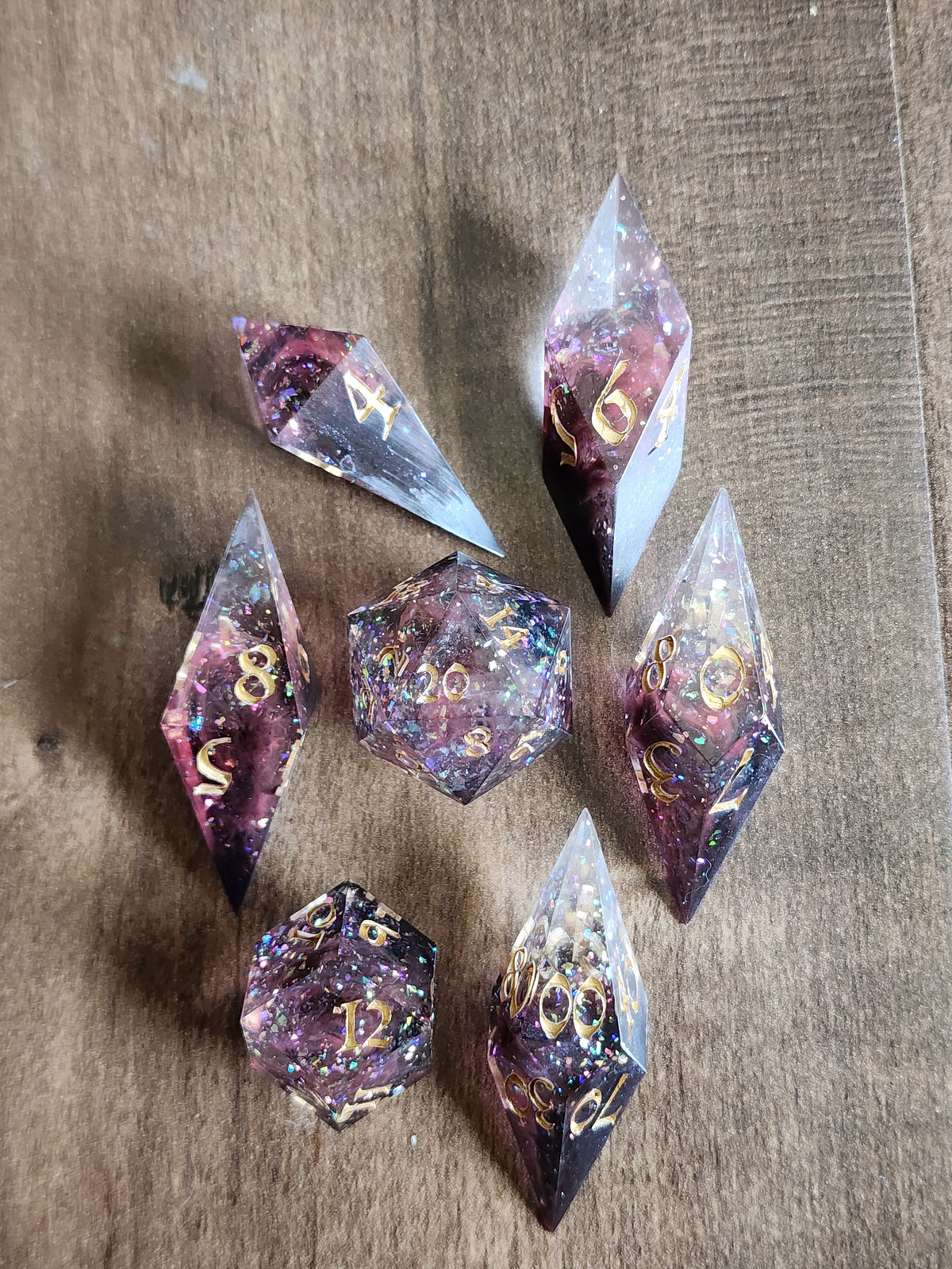 Persephone in a Galaxy - 7-Piece Dice Set