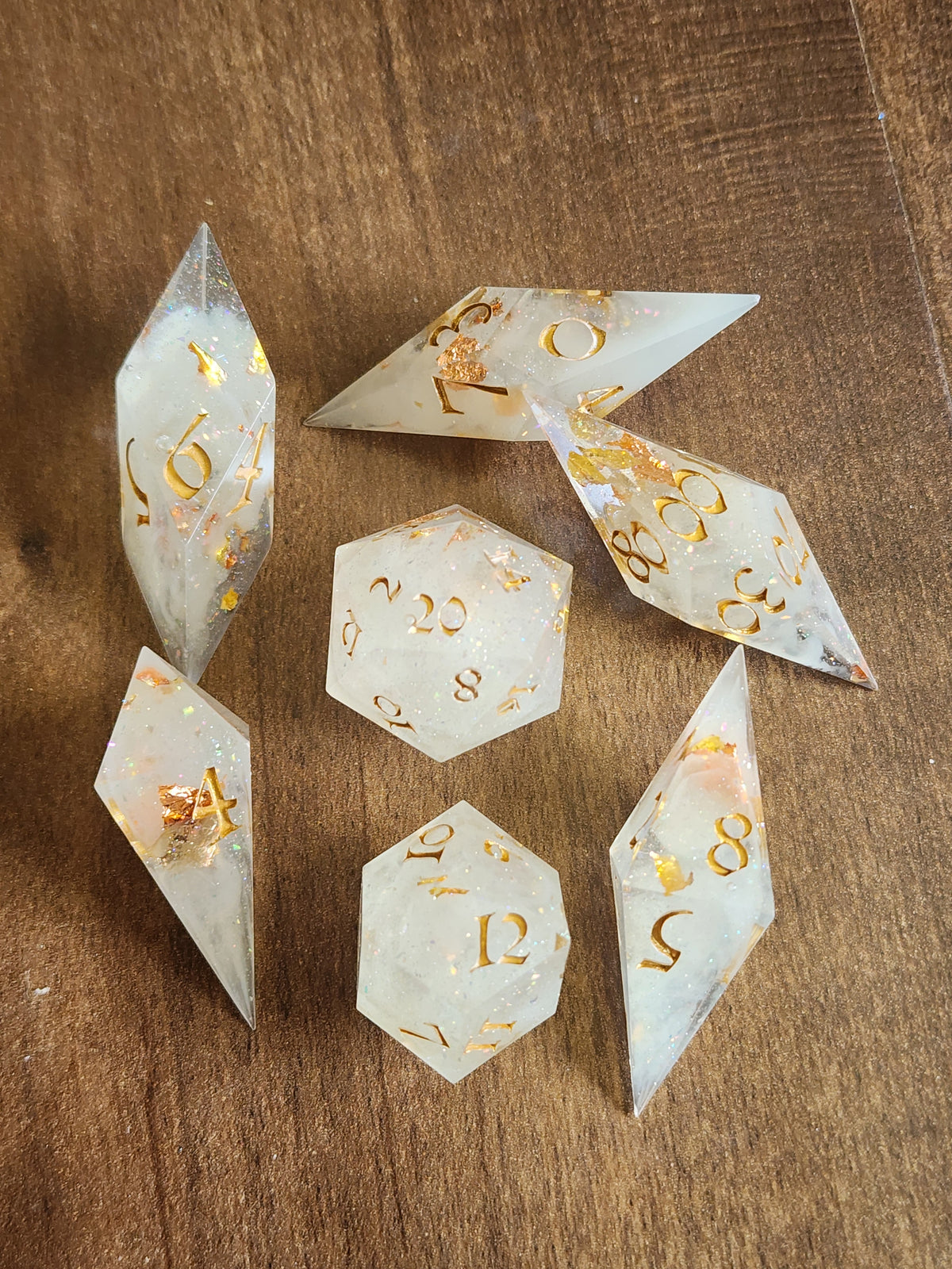 Sunglow - 7-Piece Dice Set