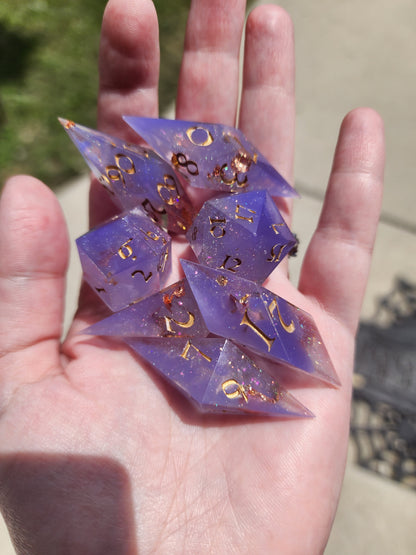 Sunglow - 7-Piece Dice Set