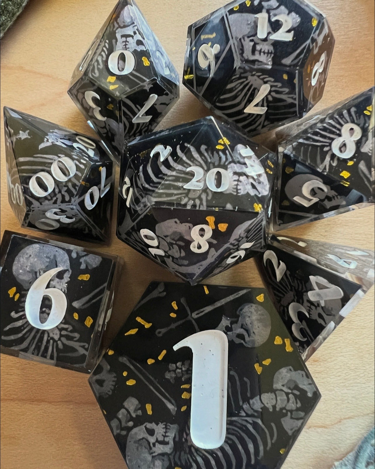 Put Hate to Rest - 8-Piece Dice Set