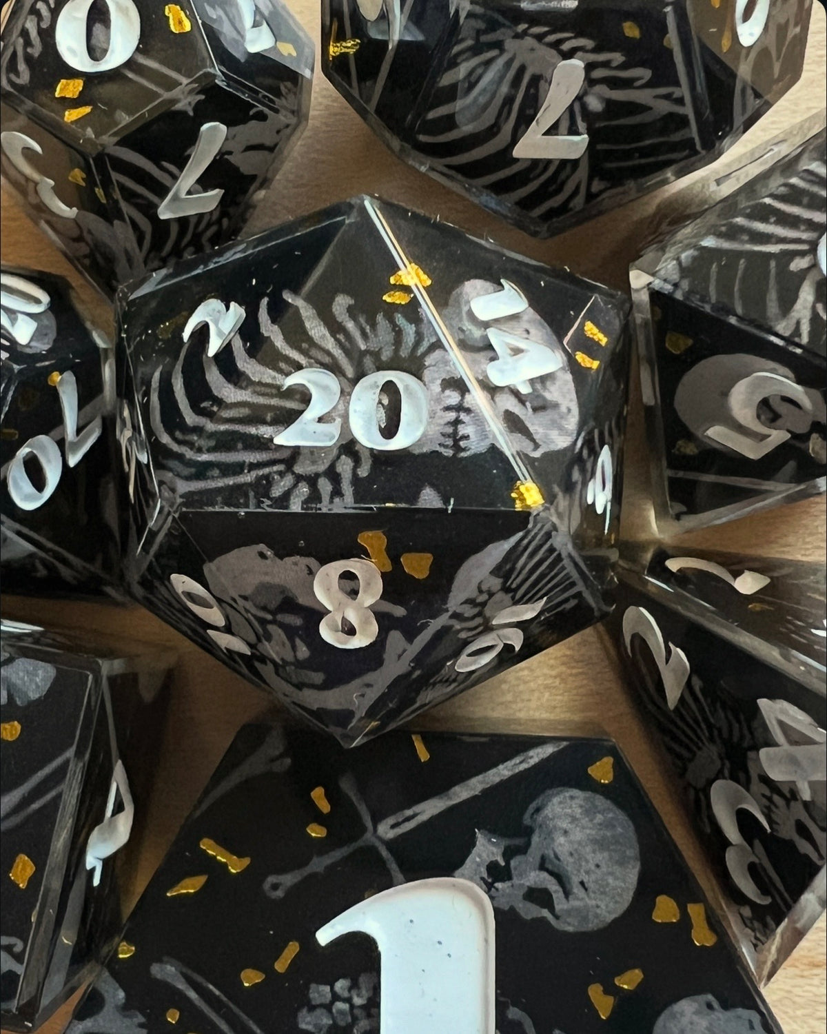 Put Hate to Rest - 8-Piece Dice Set