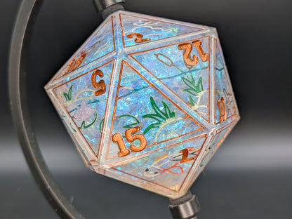 Crystal Pond - 43mm Chonk D20