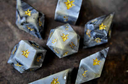 Sovereign Stone - 7-Piece Matte Dice Set