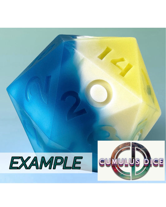 Custom Jumbo Silicone D20 (Listing 2)