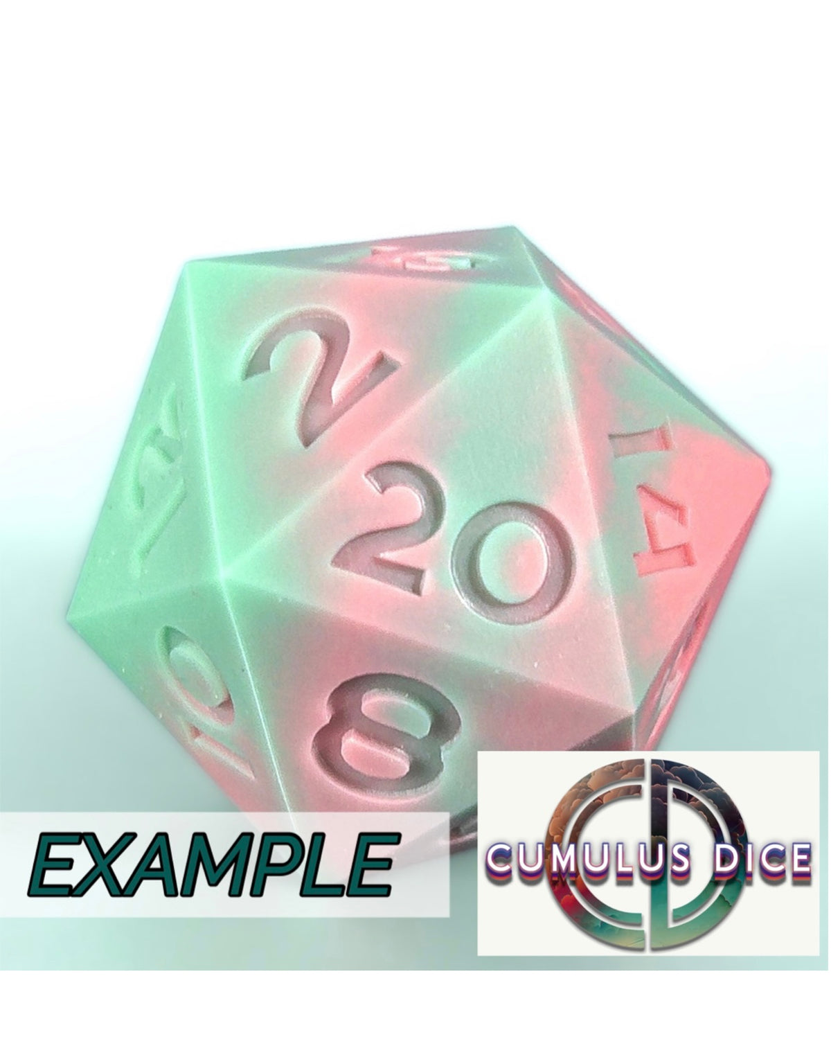 Custom Jumbo Silicone D20 (Listing 1)