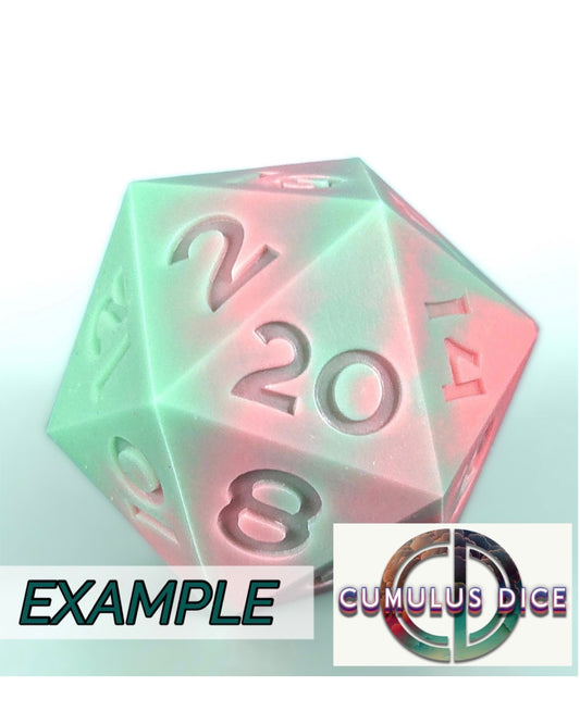 Custom Jumbo Silicone D20 (Listing 2)
