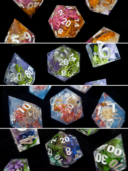 Custom Character-Inspired Floral D20