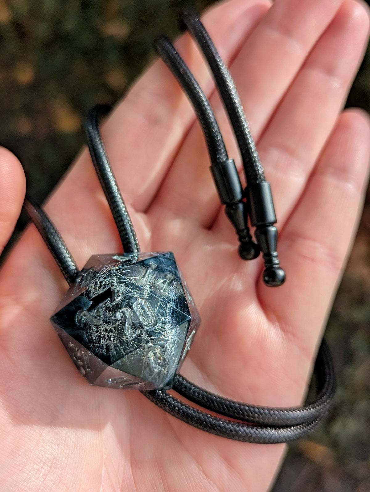 D20 Bolo Tie