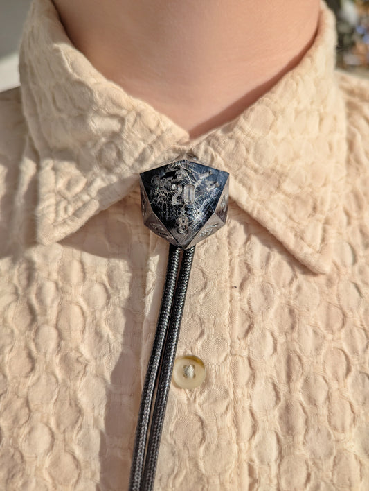 D20 Bolo Tie