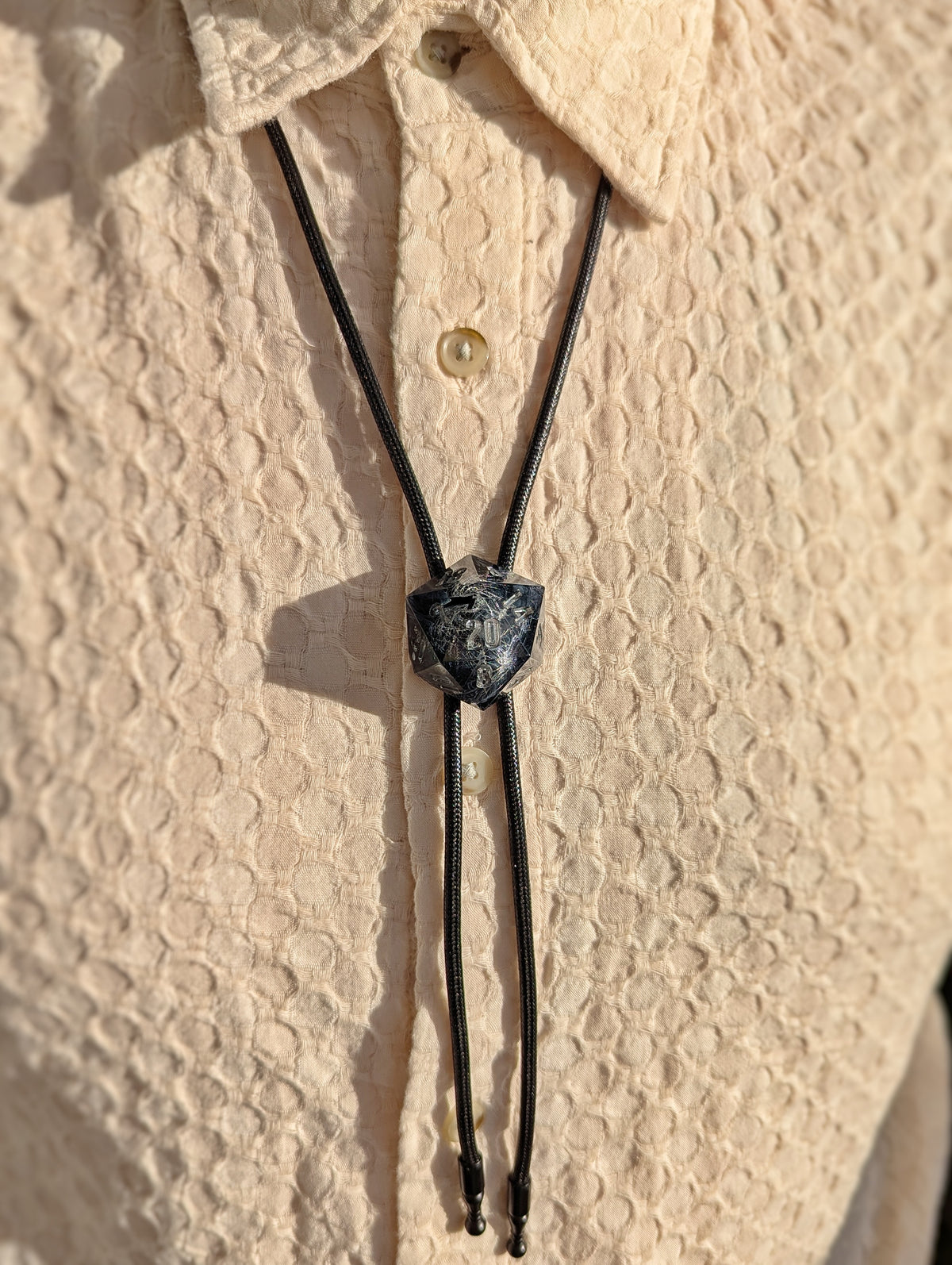D20 Bolo Tie