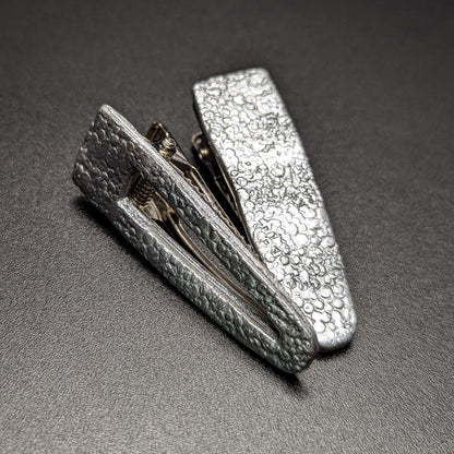 Silver Dragon Scale Hair Clips Set
