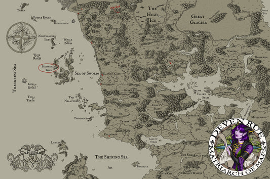 Faerûn Map Print by Deven Rue