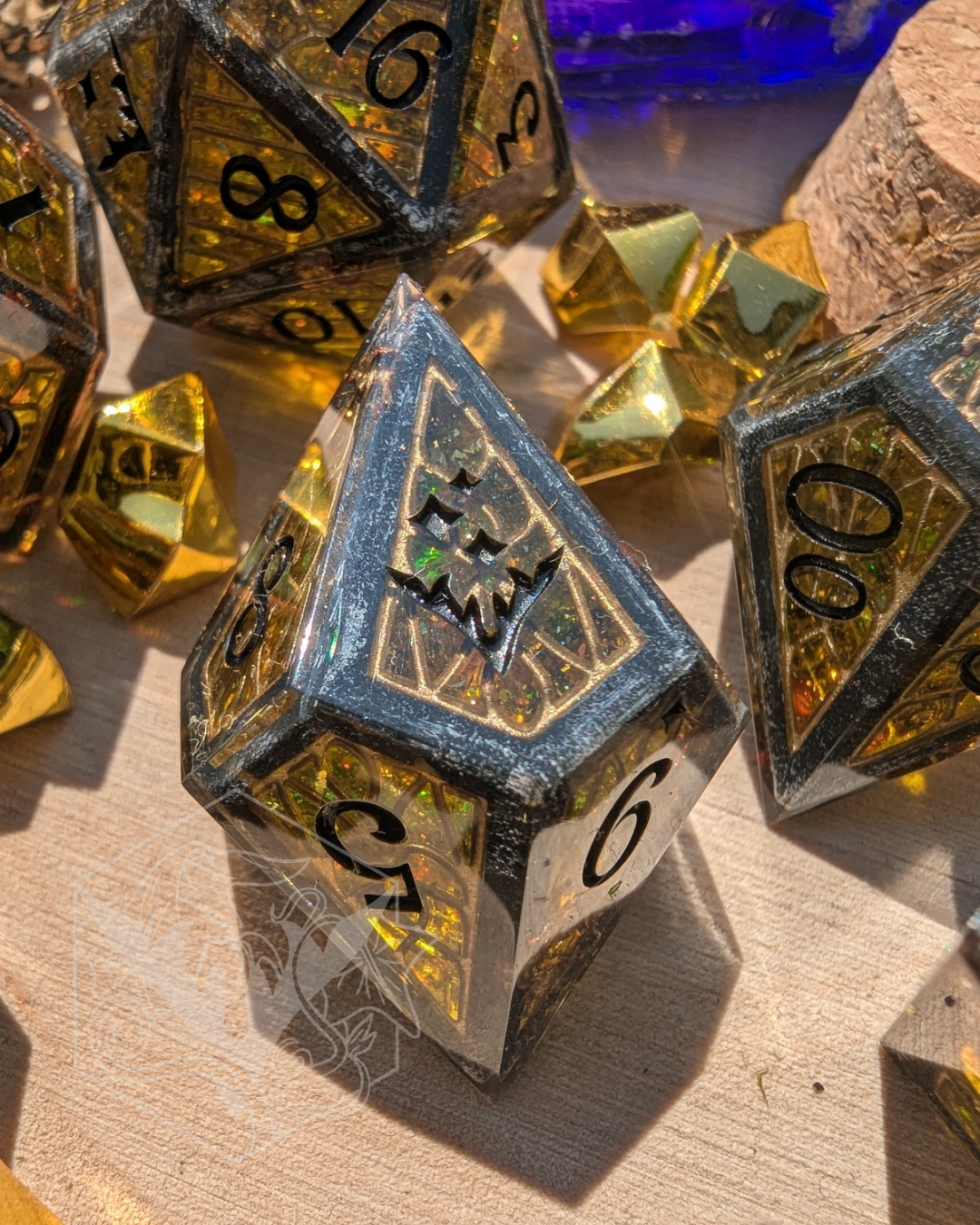 Fall of a Monarch - 7-Piece Dice Set