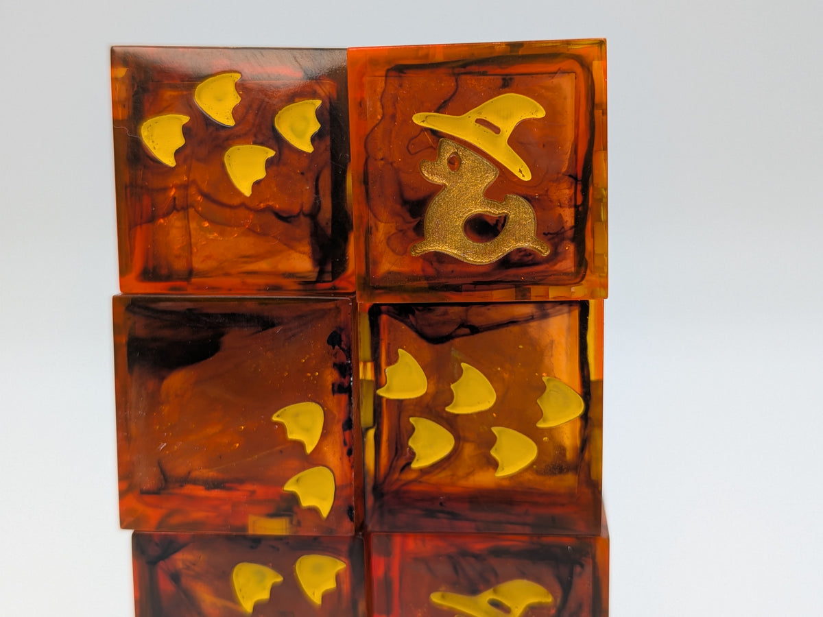 Flame Step - 8d6 Dice Set