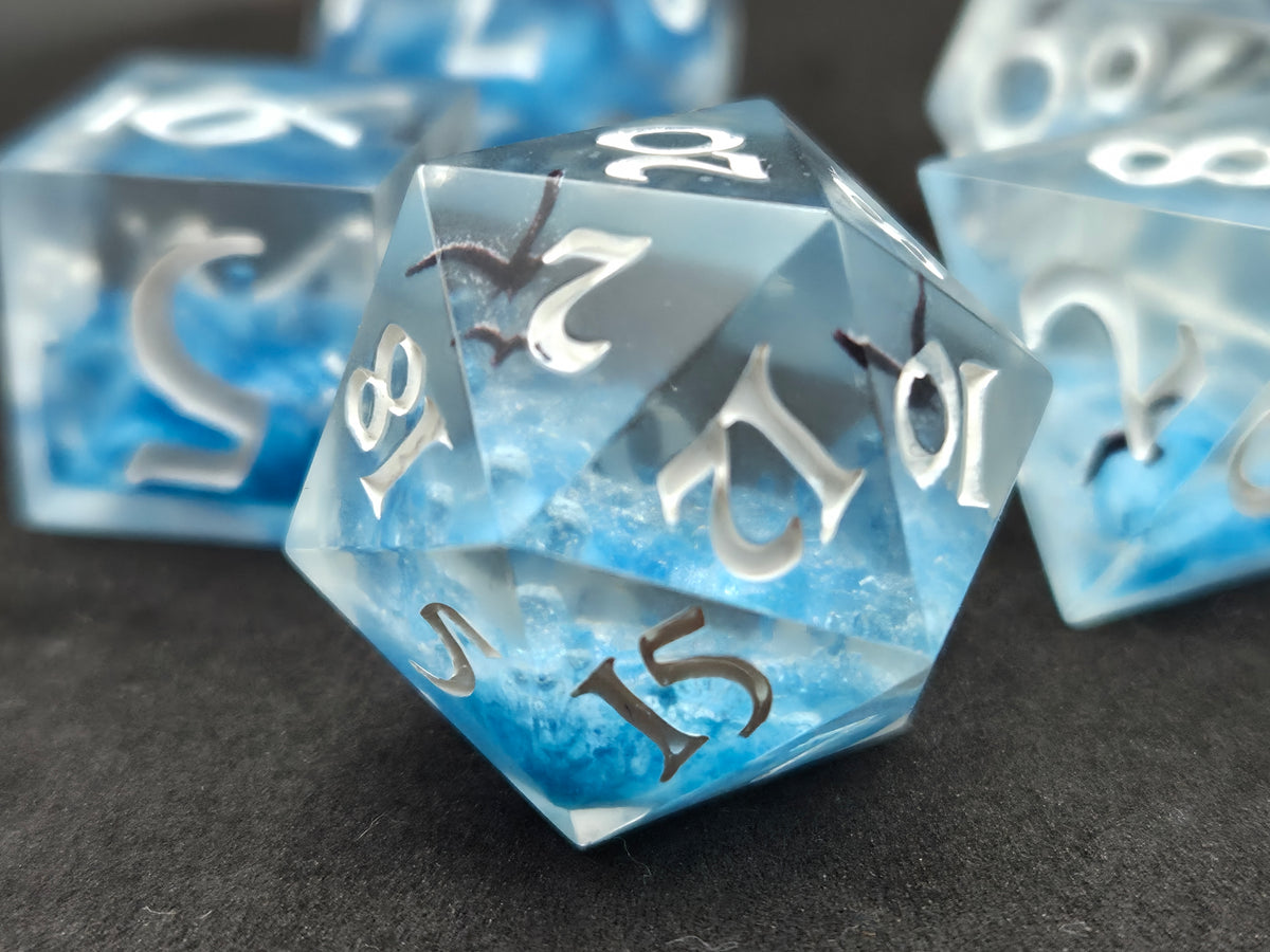 Fly On To Calmer Waters - 7-Piece Dice Set
