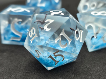 Fly On To Calmer Waters - 7-Piece Dice Set