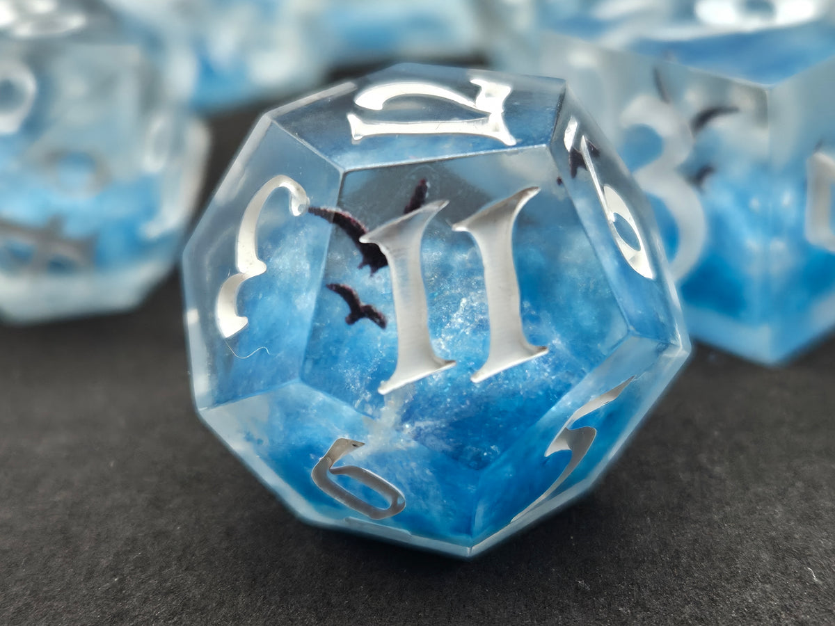 Fly On To Calmer Waters - 7-Piece Dice Set
