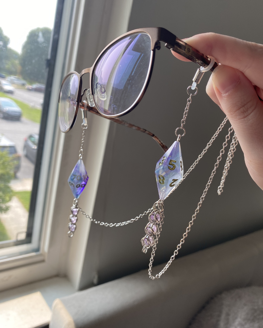 Aurora Borealis - Glasses Chain