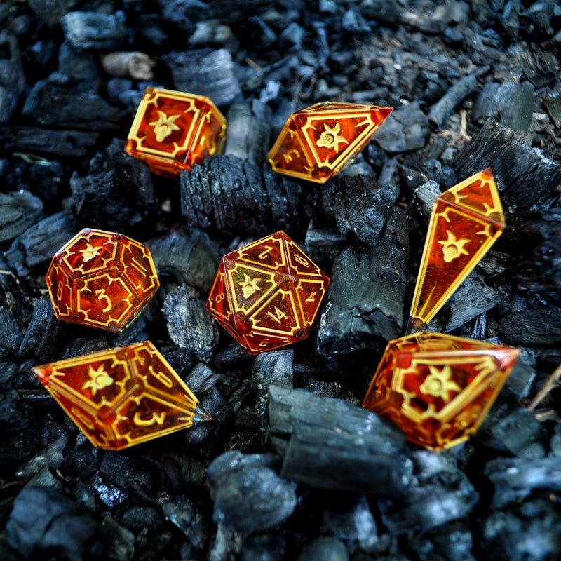 I Am Fire - 7-Piece Dice Set