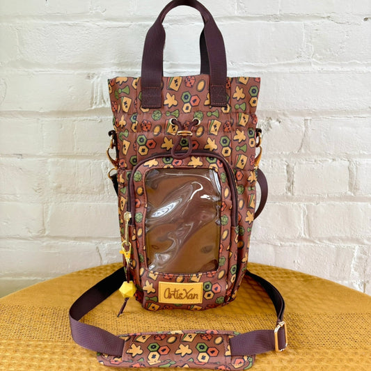 Large Brown Game Ita Water Bottle Bag