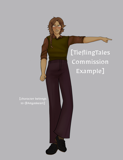 Digital Full Body Character Commission