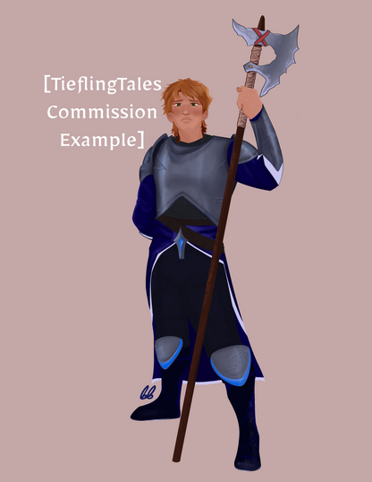 Digital Full Body Character Commission