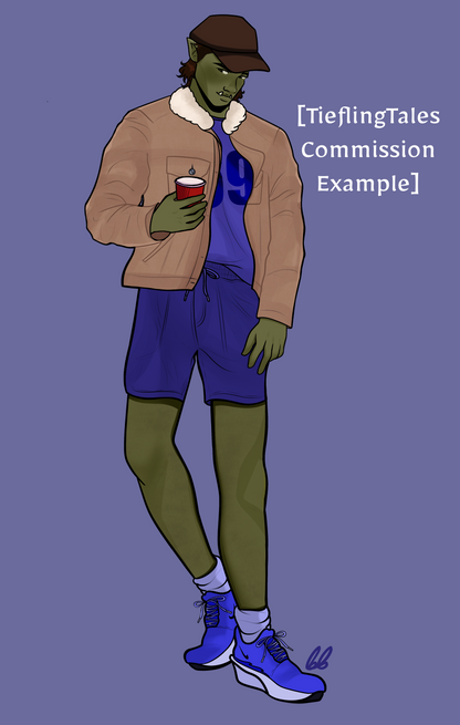 Digital Full Body Character Commission