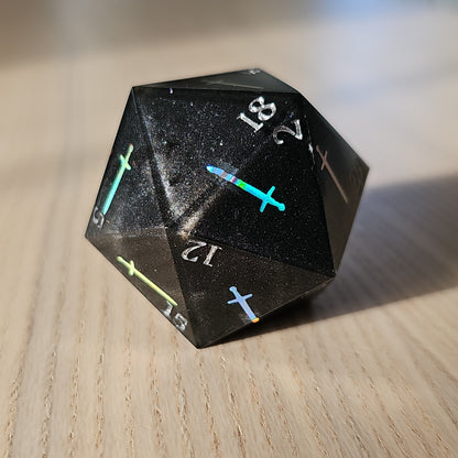 Never Give Up on the Fight - 40mm d20