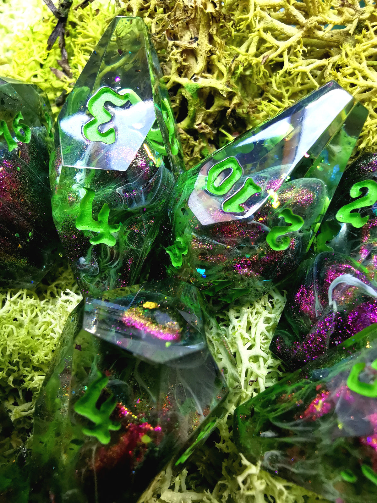 Heavy Clouds - 8-Piece Coffin Dice Set