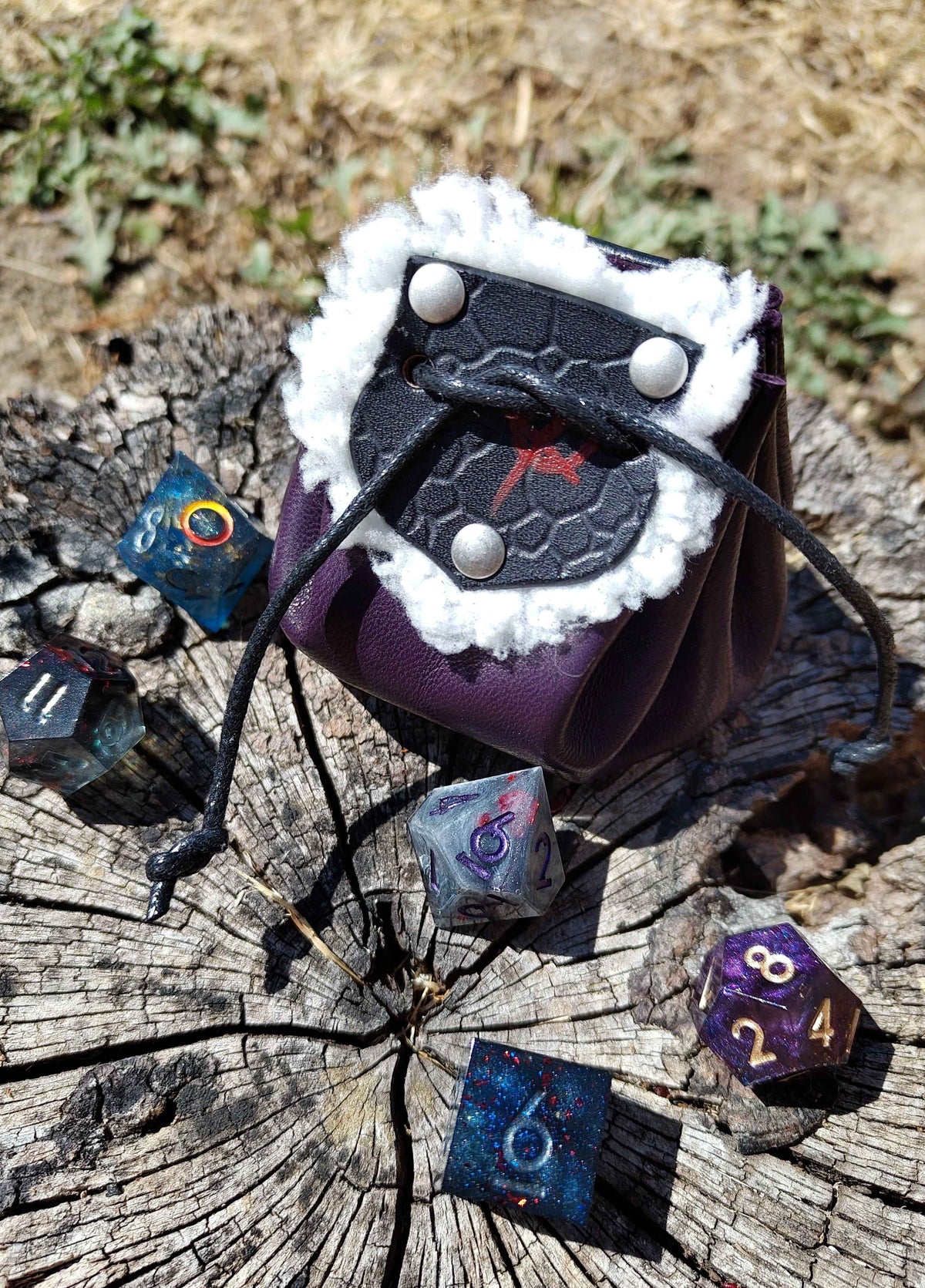 Leather Dicebag Commission