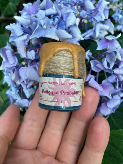 Potion of Probability - Mini Floating d20 Dice Potion