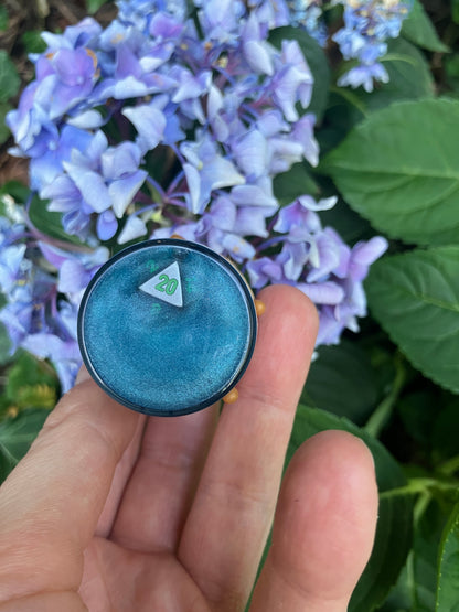 Potion of Probability - Mini Floating d20 Dice Potion