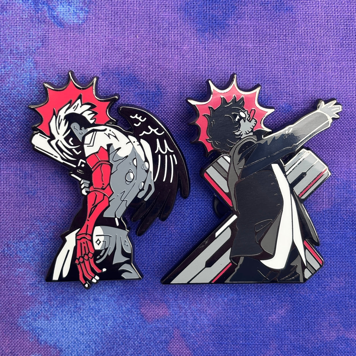 Angel and Priest Pin Set