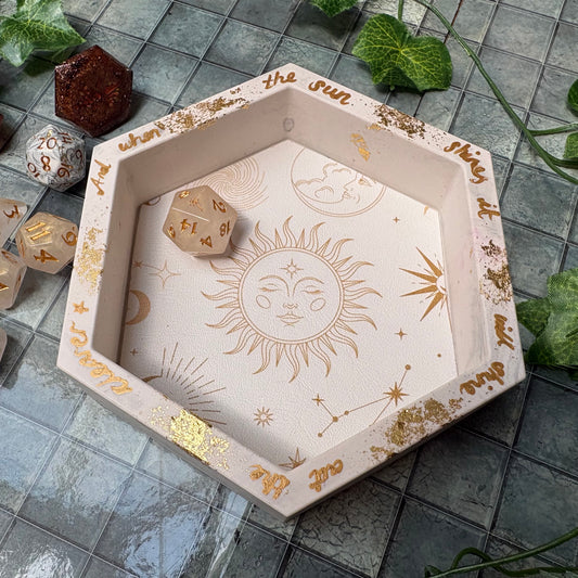 Sam's Quote - Sun Dice Tray