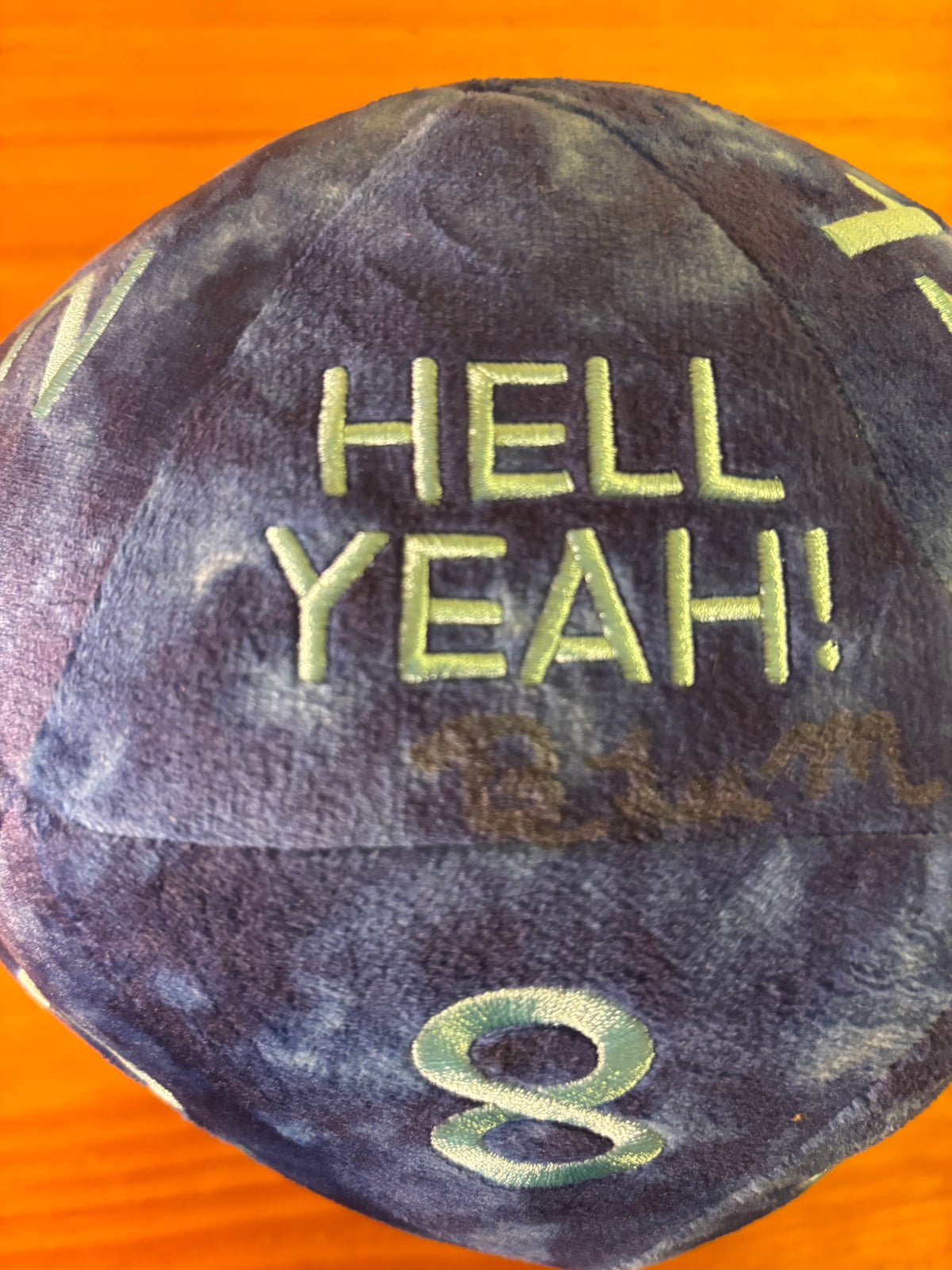 Emotional Support Dice Plush SIGNED by Brennan Lee Mulligan
