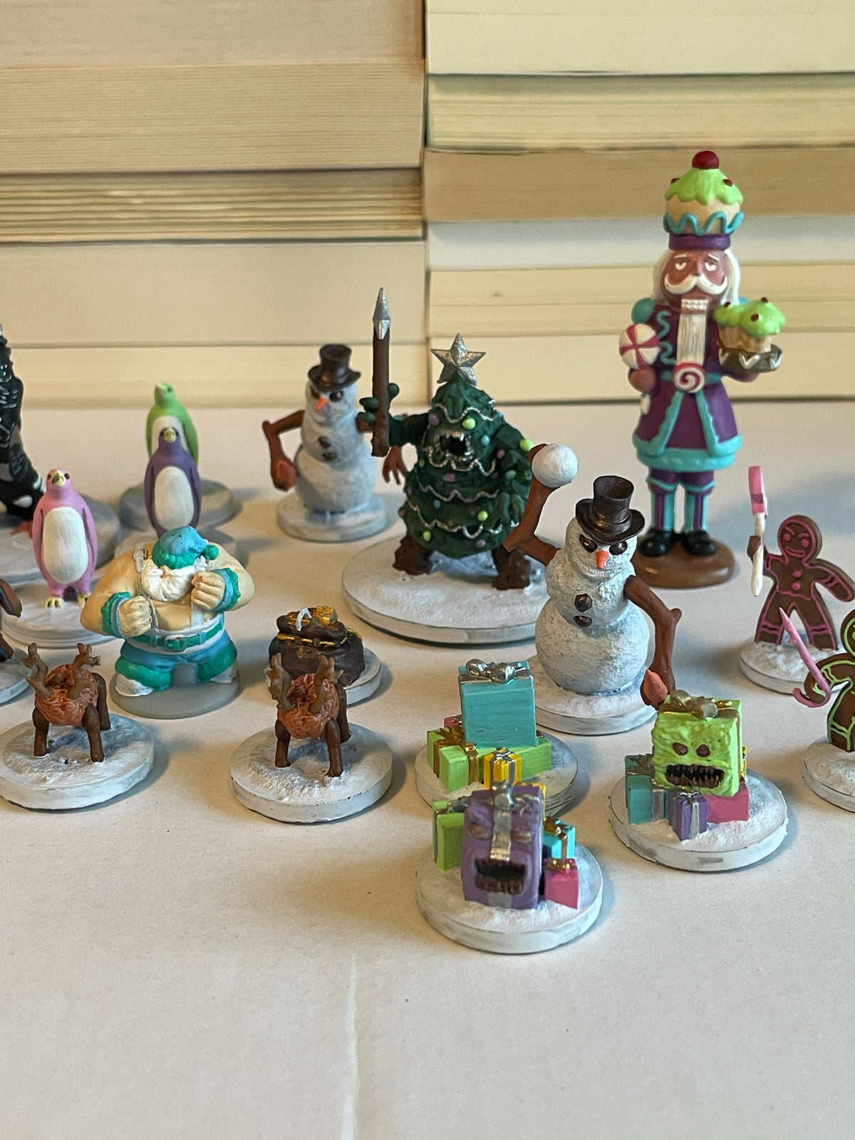 20-Piece Christmas in July Hand Painted Mini Set